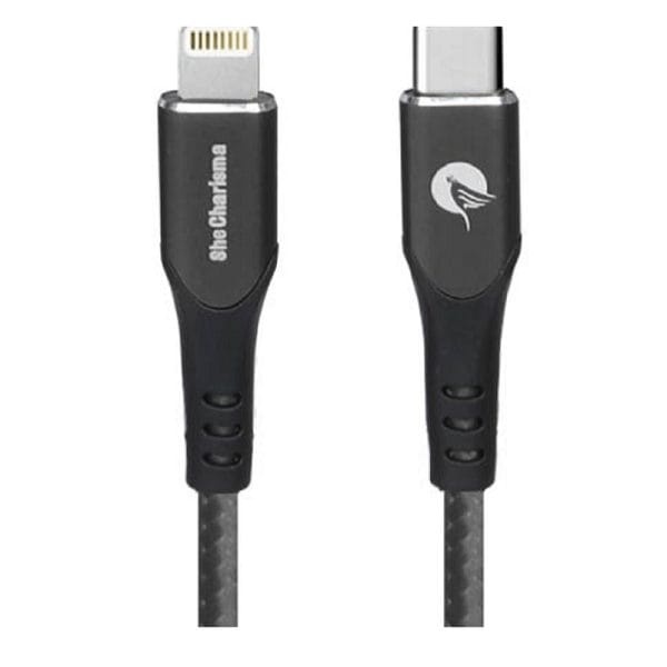 کابل USB-C به لایتنینگ شی کاریزما آیلین 1.2 متر